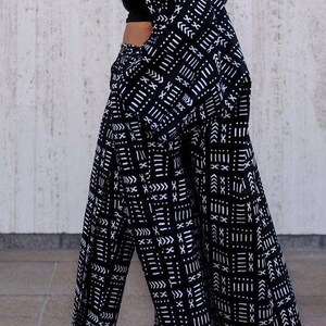 African print jacket and pants, Ankara Jacket, Ankara kimono set, African print suit set, Ankara two piece set, African kimono, Ankara pants image 2