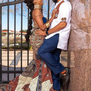 African Couple clothing, Ankara Couple, African fashion, Couple matching set, African wedding set, Ankara clothing, African wax print