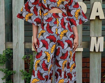 Ankara jumpsuit, African print jumpsuit, Women romper, Ankara pants, Ankara  jumpsuit, African women clothing, Ankara Romper, Women clothing