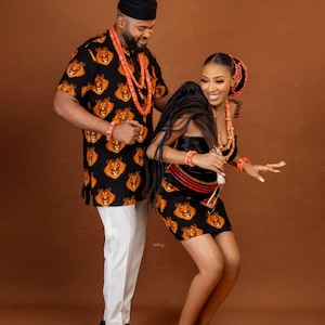 Isiagu wedding, Couple traditional wedding outfits, African clothing, African fashion, Couples wear, Owanbe, engagement dress,Photoshoot