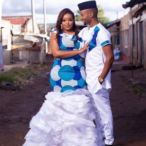 African Couple clothing, Ankara Couple, African fashion, Couple matching set, African wedding set, Ankara clothing, African print couple