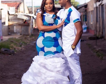 African Couple clothing, Ankara Couple, African fashion, Couple matching set, African wedding set, Ankara clothing, African print couple