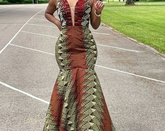 Ankara dress, African print dress, Ankara gown, women fashion, African maxi dress, African wedding dress, African women cloth, Ankara styles