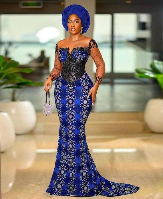 Ankara lace dress designs deals