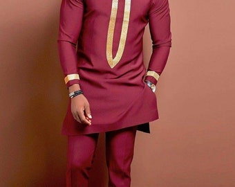 men's wedding suit, African men's clothing suit, african clothing for men,African groom's suit,men's clothing,prom suit,bespoke suit for men