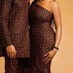 African Couple clothing, Ankara Couple, African fashion, Couple matching set, African wedding set, Ankara clothing, African print couple