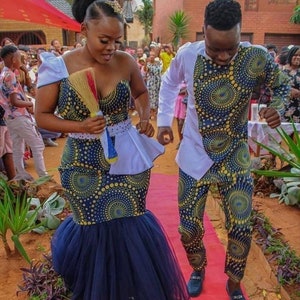 Ankara Couple Matching Set, African Couple, African Fashion, Couple ...