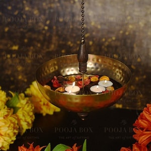 Handcrafted Antique Hanging Urli