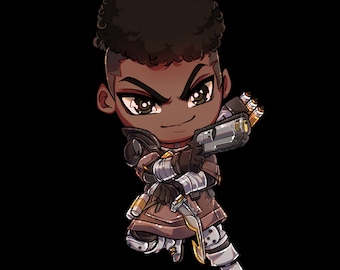 Apex Legends Bangalore Chibi Design