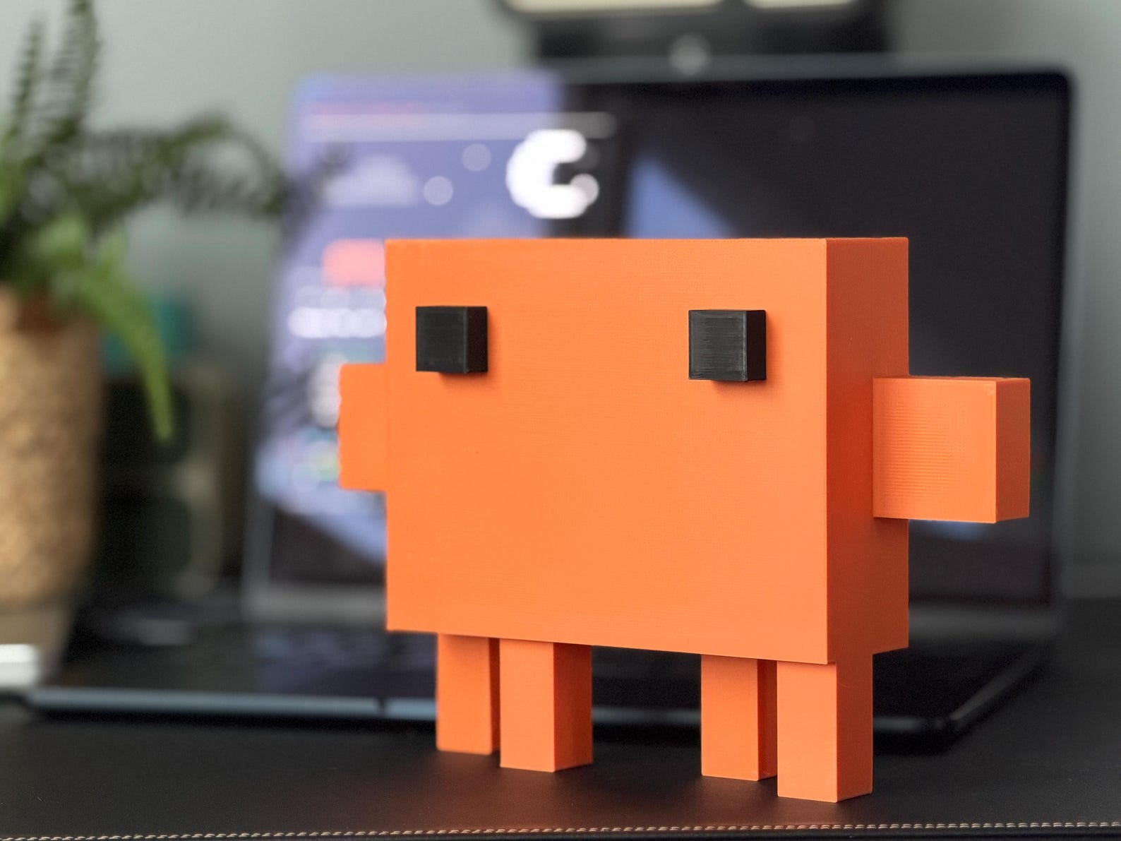 Claude Code Mascot Clawd XL 3D Printed Figure | Large Developer Desk ...