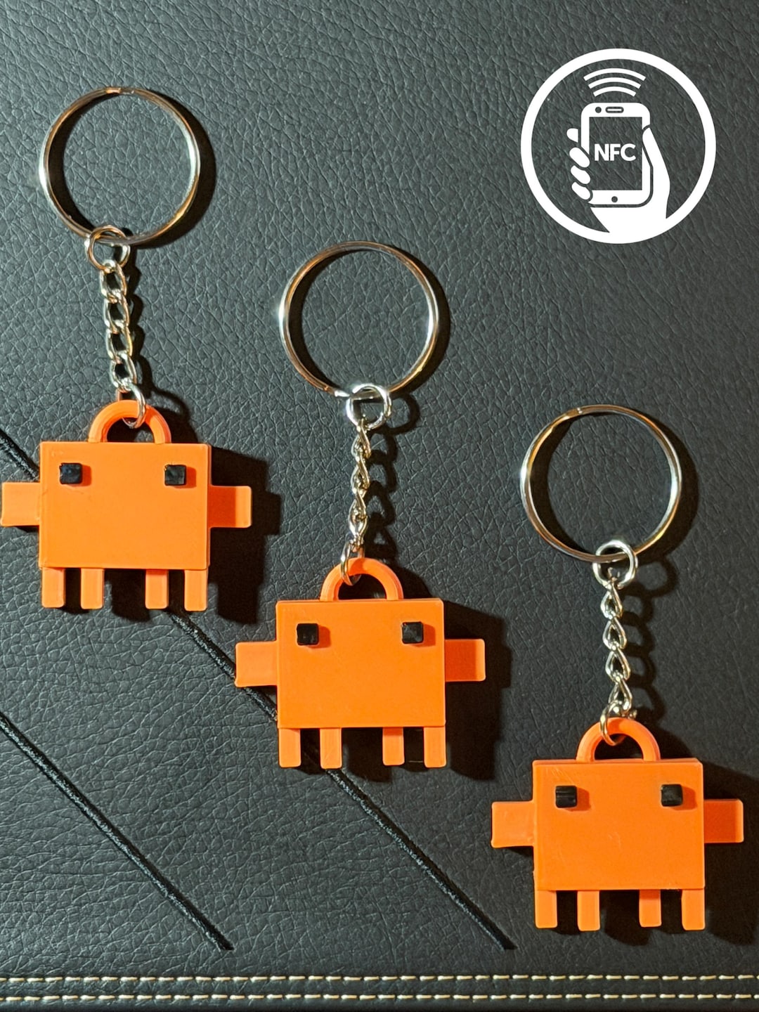 Claude Code Mini Keychain | 3D Printed Clawd Mascot | NFC Tap Option ...