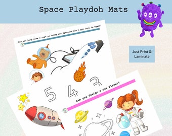 Space Play Dough Kit Space Playdough Kit Outer Space Play -  Ireland