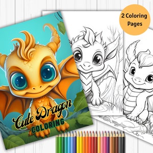 Baby Dragon fantasy coloring, Dragons coloring pages, coloring for adults, fantasy world coloring, coloring pdf.