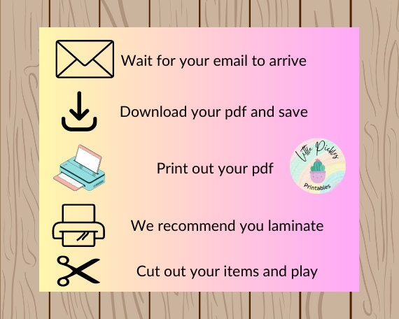 Toddler Scavenger Hunt Printable Spring Theme, Preschool Spring Topic ...