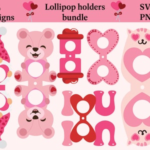 Lollipop holders SVG | Sucker holder SVG