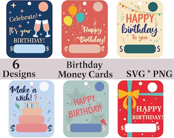 誕生日マネーカード PNG および SVG デザイン | リップクリームポーチ マネーホルダー