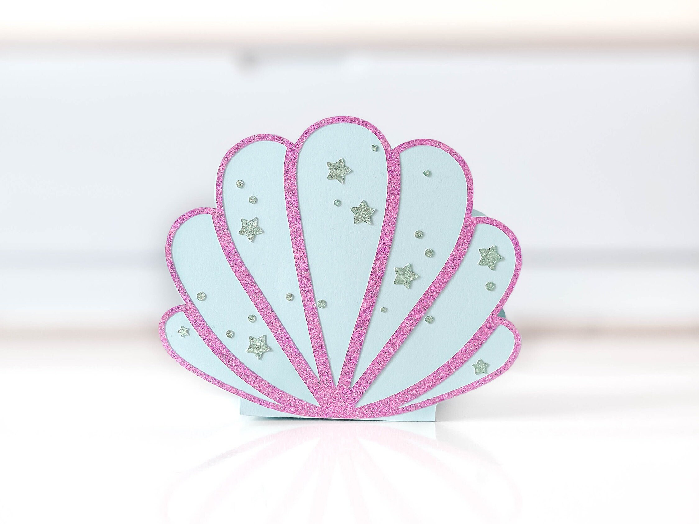 Mermaid Theme Party Treat Box | Favor Box SVG - Etsy