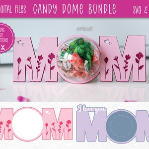 Cupola di caramelle per la festa della mamma SVG / download digitale