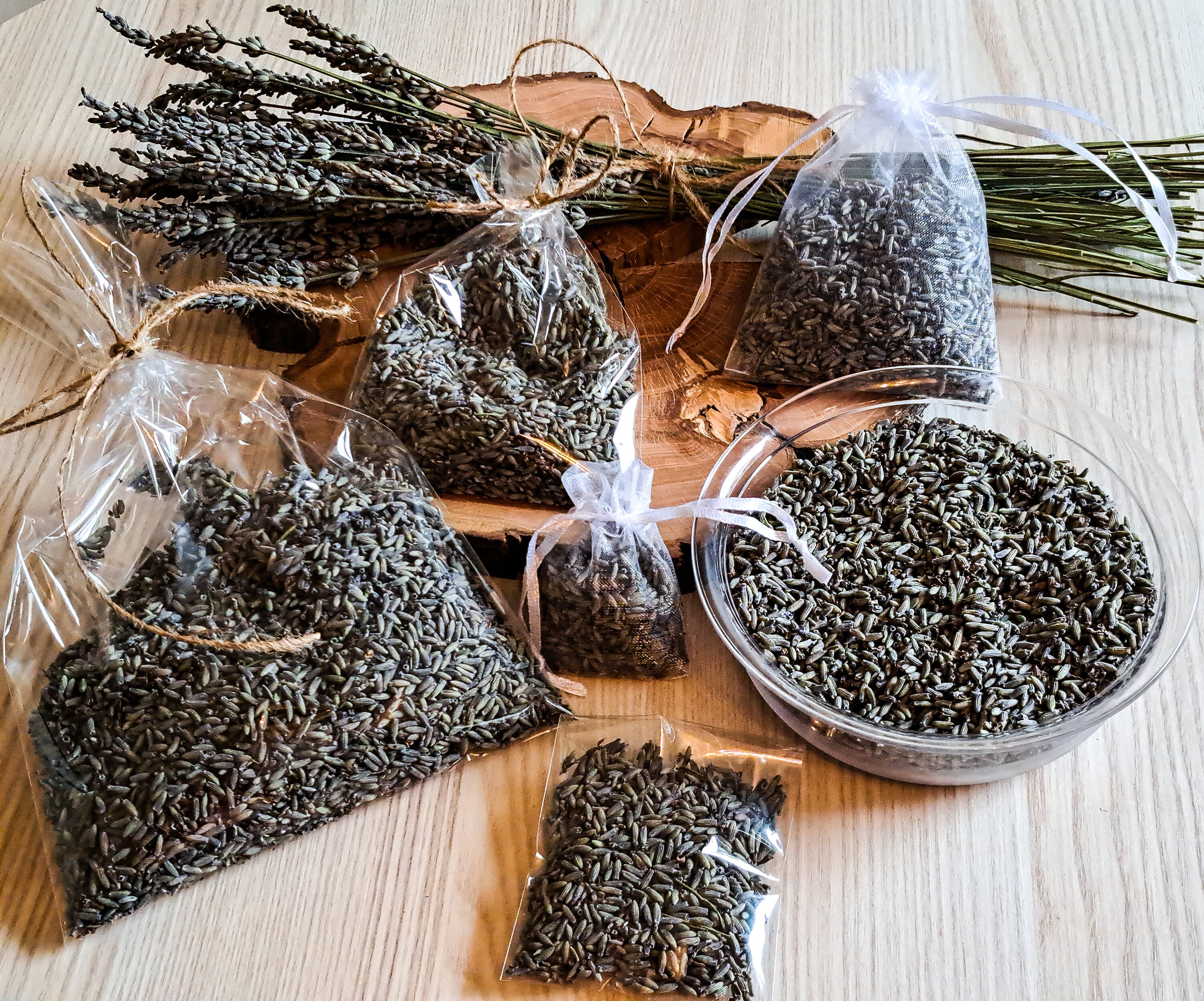 Sachet De Lavande De Provence 20g – Velours Blanc, Fait Main, Zéro Déchet, Anti-mites
