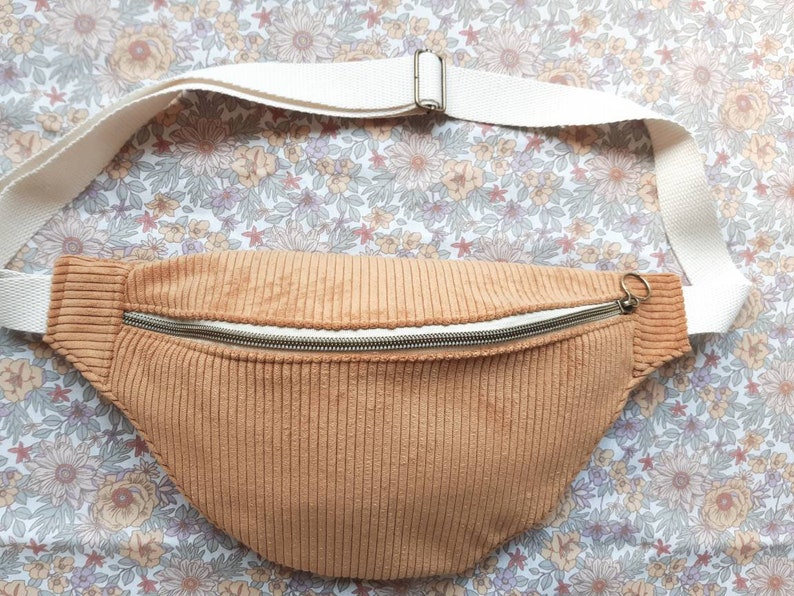 Sac banane velours côtelé différents coloris et finitions - Etsy France