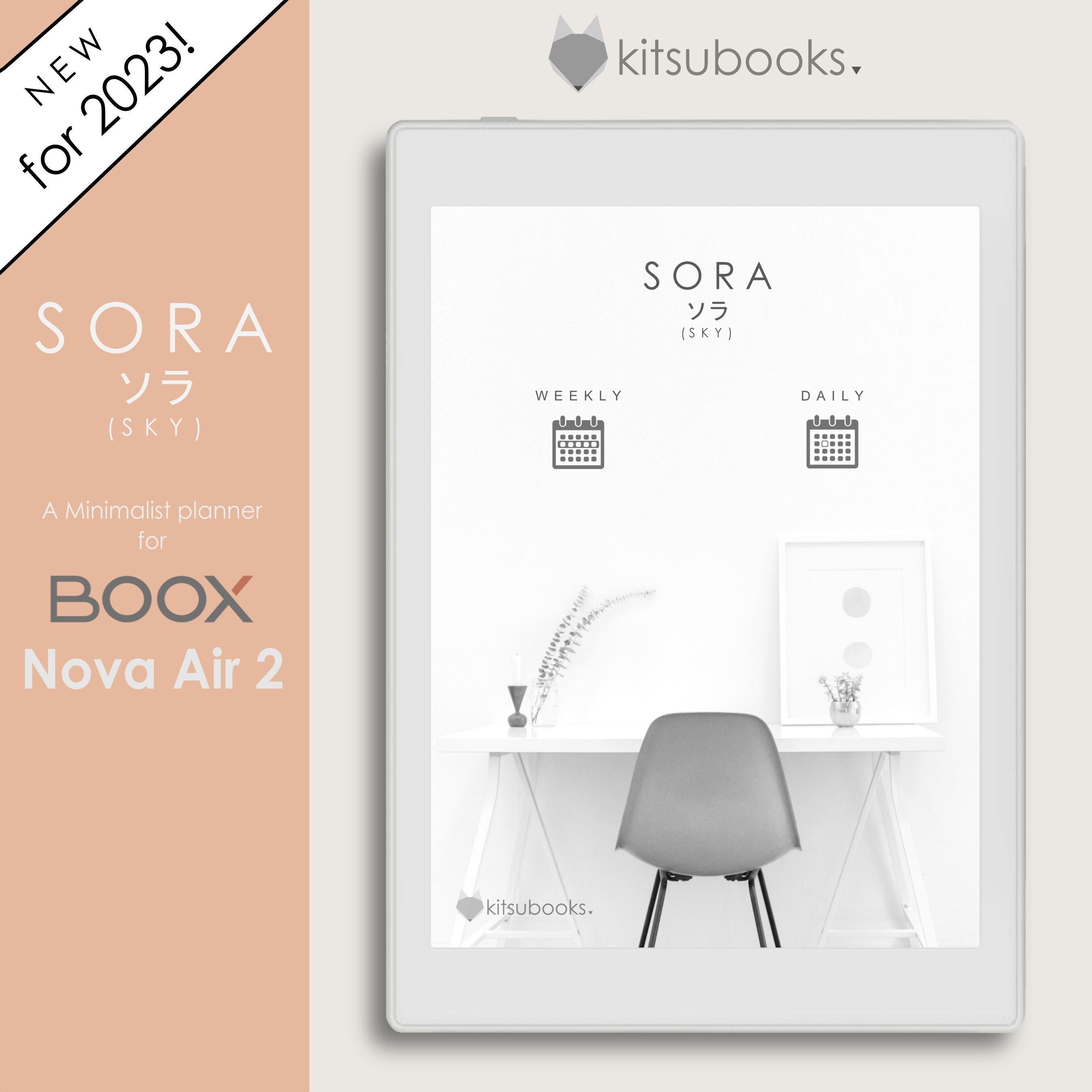 BOOX Nova Air 2 2023 Digital Daily Weekly Monthly Planner - Etsy
