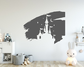 Wall Decal Sticker Wall Sticker Wall Decoration Castle Magic Car Sticker