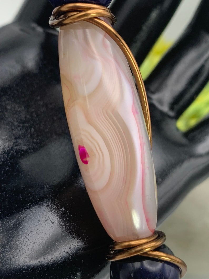 Botswana Agate Blue Tiger's Eye Rose Quartz Smoking Etsy