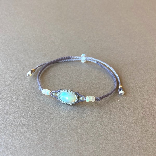 Opal bracelet | Macrame Handmade jewelry, Bohemian jewelry