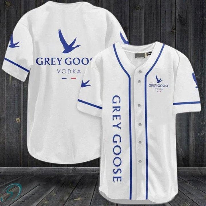 Discover Vintage Grey Goose Original Vodka Baseball Jersey, Vodka Shirt, Alcohol