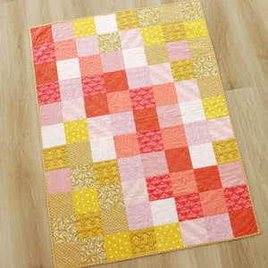 Sweet and Simple Squares Quilt Pattern PDF