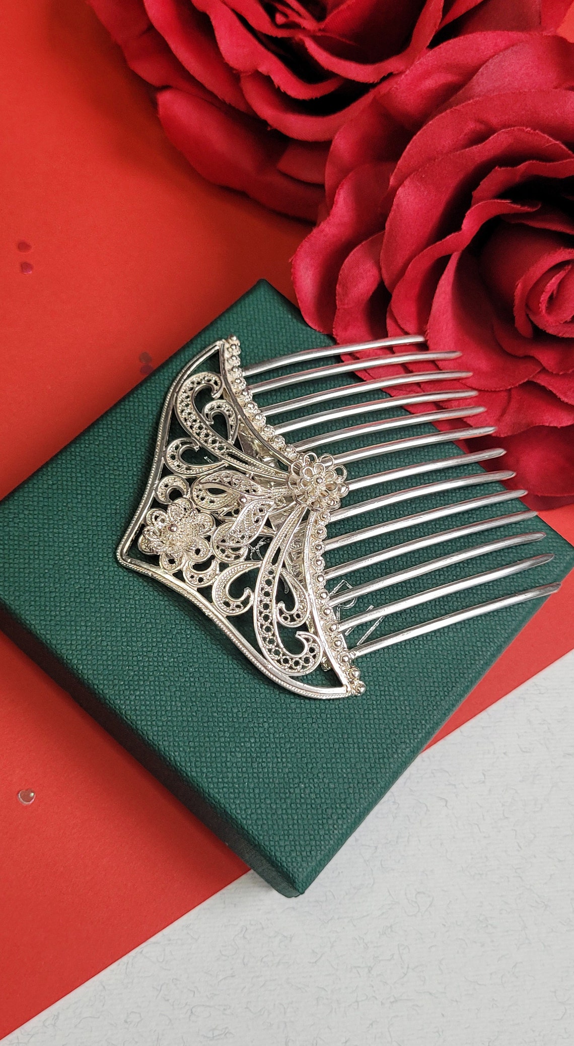 Eira Handmade Silver Hairpin