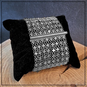 Oxidized filigree cuff bracelet, 925 Silver turkish telkari openwork jewelry, oriental wide cuff bracelet