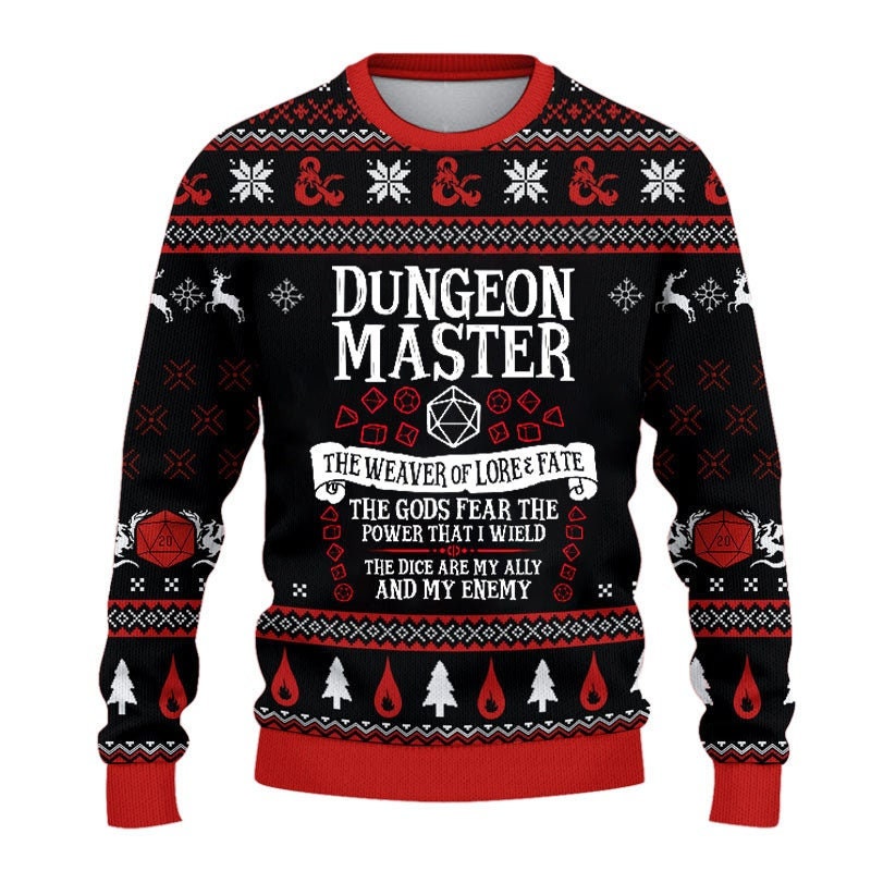 Discover Dnd Classes Dungeon Christmas Ugly Sweater