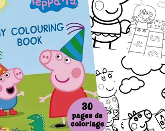 Libro de colores de Peppa Pig - Para niños