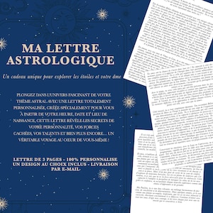 My Astrological Letter
