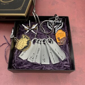 Jeu de bijoux échouage de la mort collier Q-Pid équation étiquettes pour chien Sam Porter ponts porte-clés épingles attrape-rêves pendentif hommes cadeau image 4