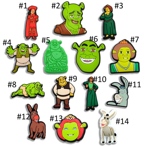 Shrek Jibbitz Crocs, Shrek Crocs Charms