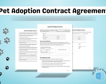 Printable Simple Puppy Contract - Etsy