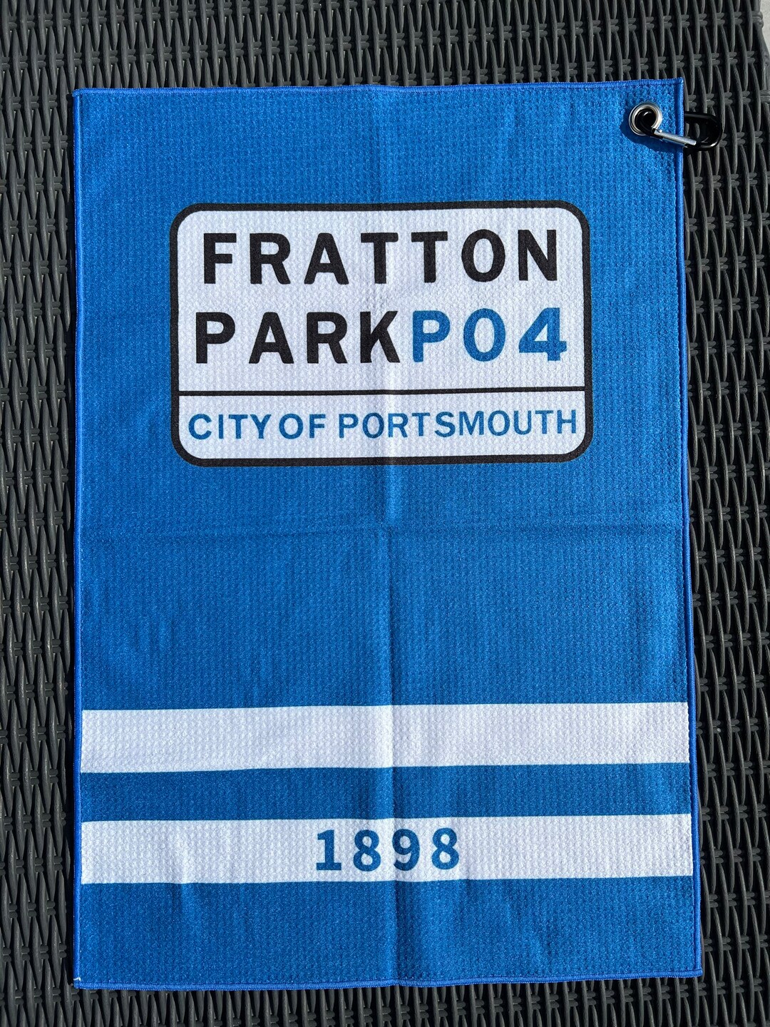 Portsmouth Golf Towel 'fratton Park' Etsy