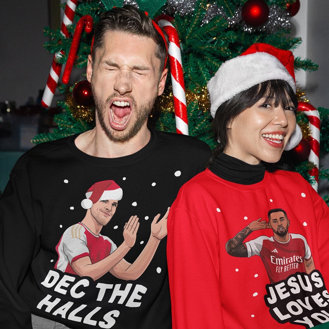 Arsenal Christmas Jumper Etsy