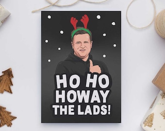 Eddie Howe Newcastle United Card Funny Christmas Card