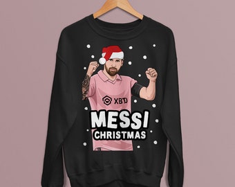 Messi Christmas Jumper  | Lionel Messi Football Sweatshirt | Great Gift for any Fan! | Funny Christmas Jumper