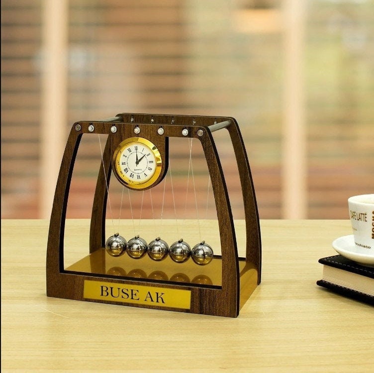  Desk Decor Newtons Cradle Mini Kill Time Release Pressure  Physic Science Cool Desk Accessories for Ornament Cool Desk Gadgets,Office  Decorations for Work : Home & Kitchen