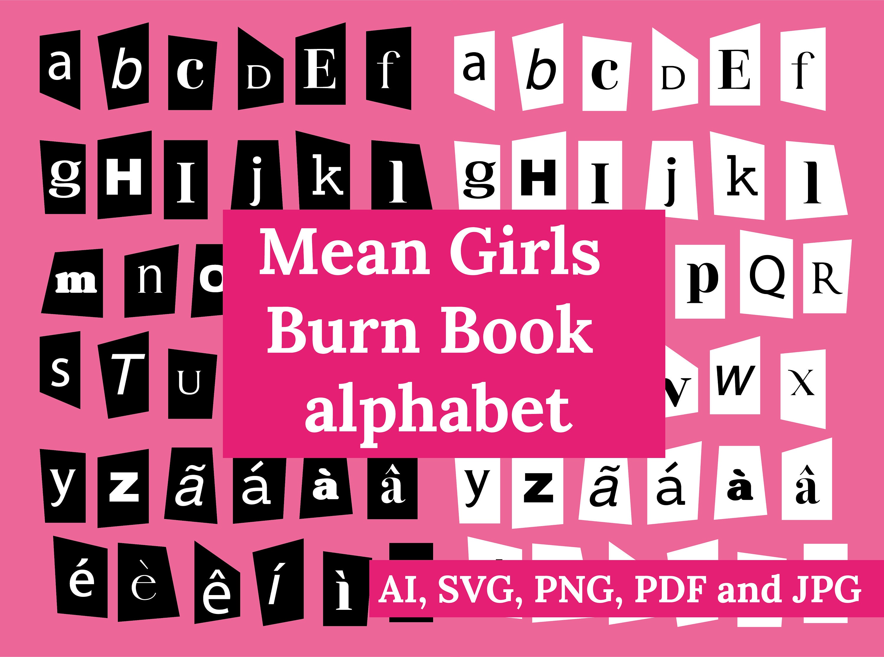 BURN BOOK - MEAN GIRLS  Sticker for Sale by HIPERPOP