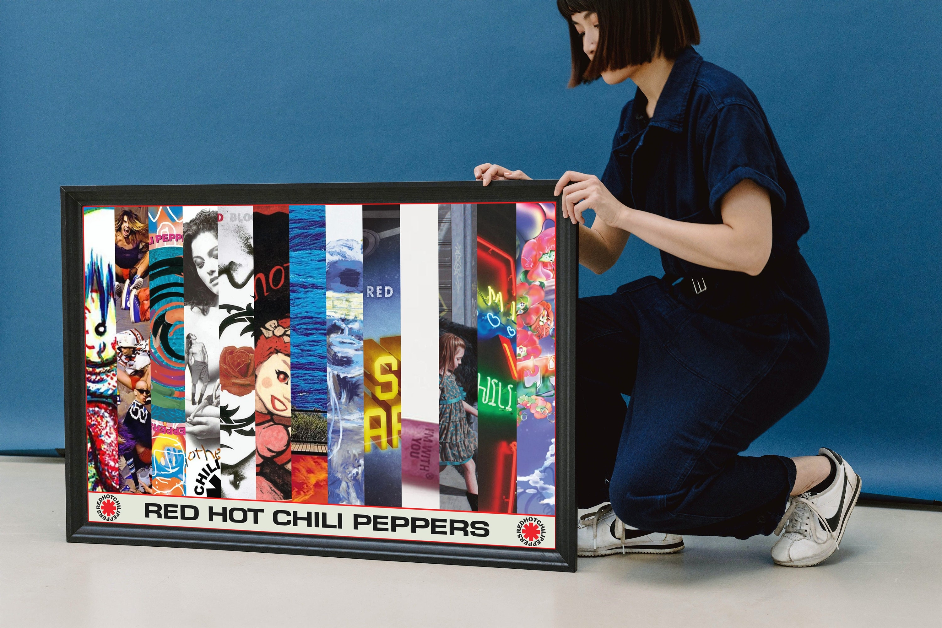 Red Hot Chili Peppers Album Discography Canvas Print, Alternative Rock