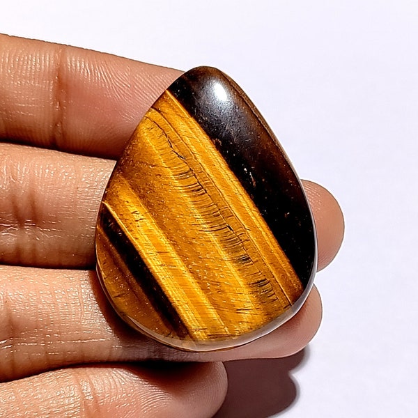 Top Quality Tiger's eye Natural Tiger's eye Cabochon Tiger's eye Gemstone Handmade Tiger's eye Loose Stone For Making Jewelry Tiger's eye