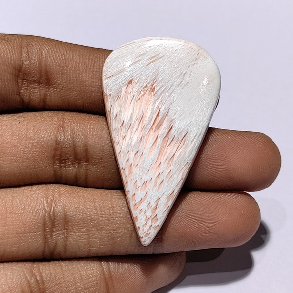 Scholarsite Cabochon Natural Pink Scholarsite Gemstone Pendant Size Handemade Stone Birthstone Loose Scholarsite Gemstone Making Jewelry