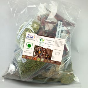 Best-Selling 17 Indian Whole Spices Set by HRKT (435g / 15.34 oz) | Masala Kit for Cooking,Curry,Tadka & Biryani | Fresh, Vegan  Gift-Ready