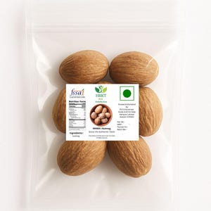 Premium Whole Nutmeg Seeds (Zyphal) – Fresh Aromatic Spice for Cooking, Baking, Desserts ,Herbal Remedies | Aromatic & Flavorful