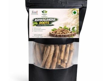 Ashwagandha Root Whole  | Natural Dried Herbal Roots | For Tea, Powder & Traditional Use
